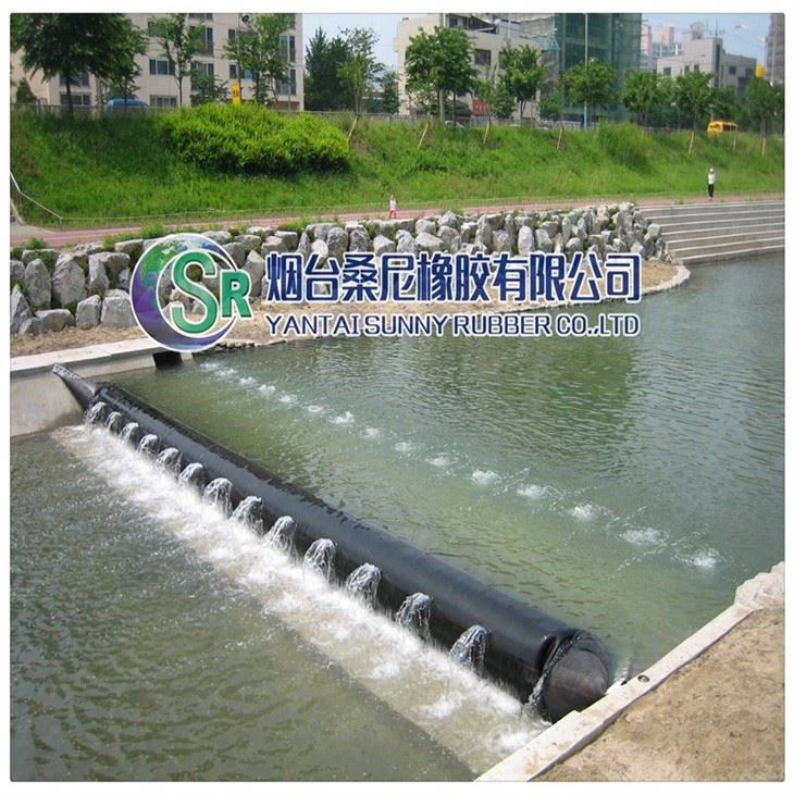 Đập cao su bơm hơi đơn giản và chi phí thấp